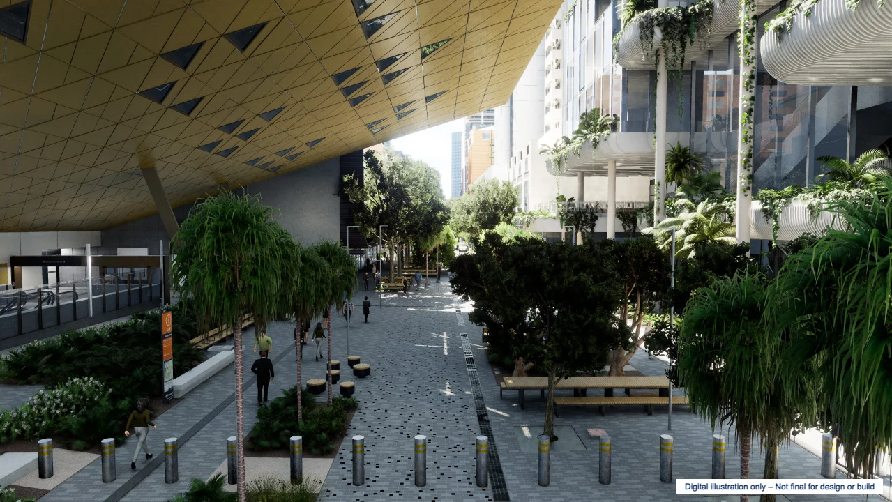 Brisbane CBD mall expansion
