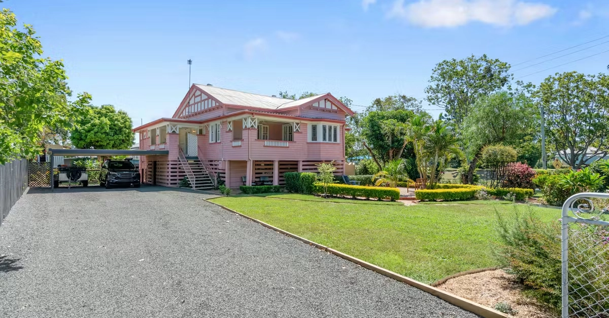 Iconic Pink House in Laidley Hits the Market, with Offers Above $695,000